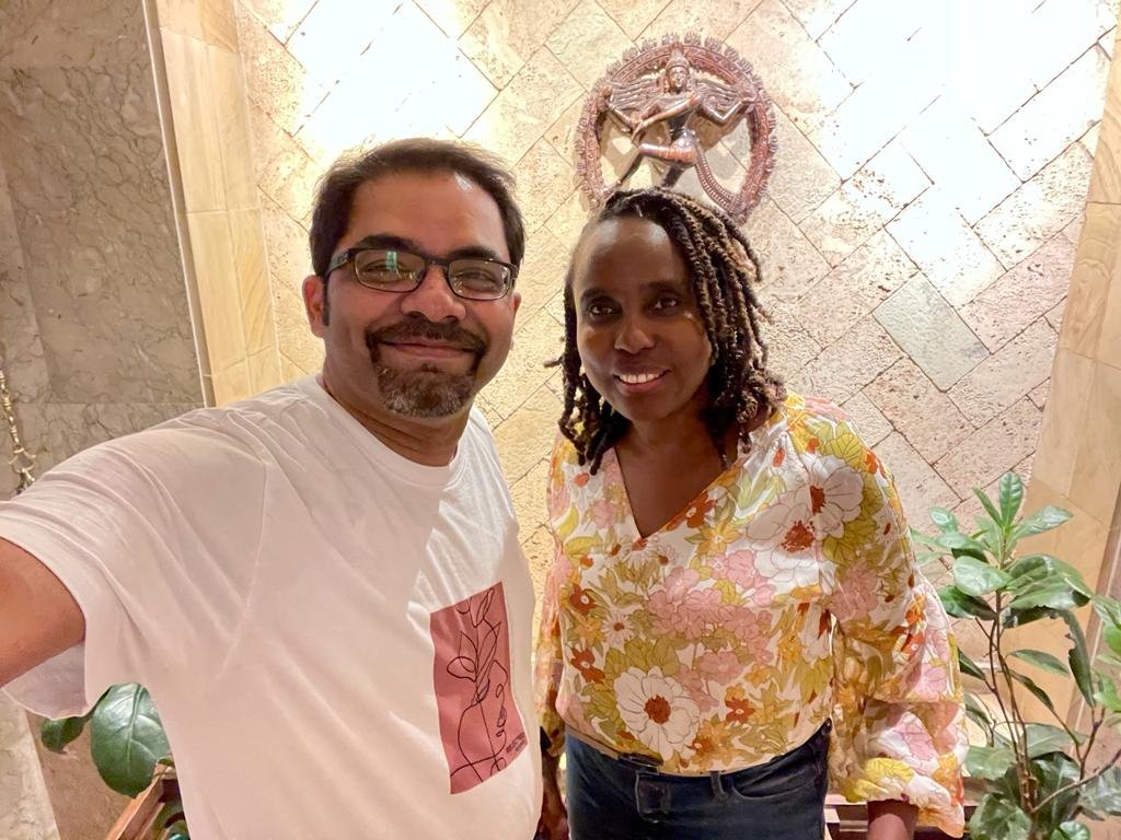 CKyobutungi's tweet photo. So I and @paimadhu had our first in-person "meeting" as @PLOSGPH co-EiCs. Here is a summary of what we discussed/agreed:
π§΅
1) It's okay to do "small" things in the #DecolonizeGH movement. So tweet away, rant, speak, advocate, blog.... whatever. https://t.co/XKVMPYf9zG