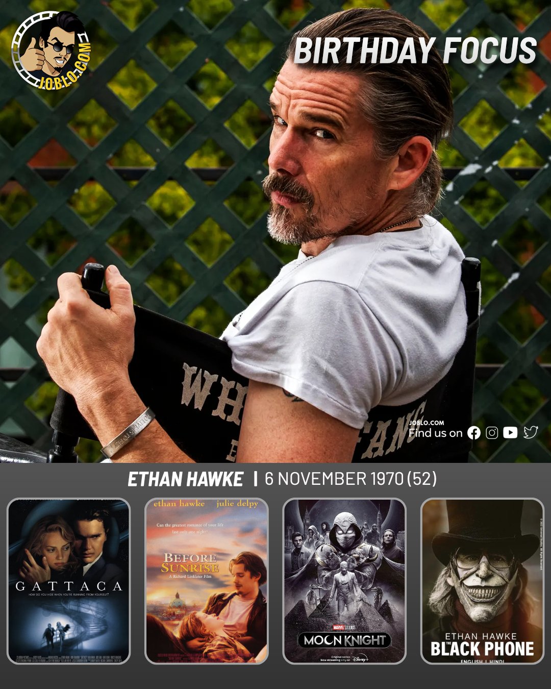 Happy birthday Ethan Hawke!  