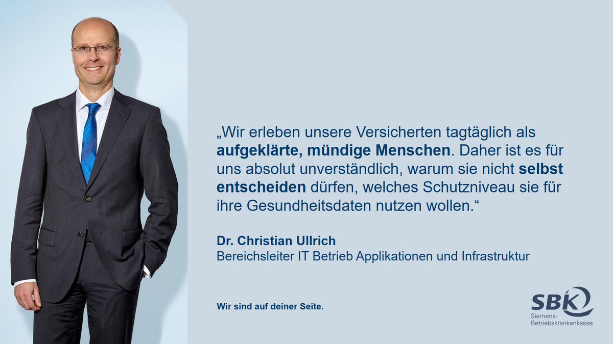 Siemens_BKK's tweet photo. #Debatte|nbeitrag heute im @handelsblatt Inside Digital Health @BMG_Bund Digitalchefin @SOzegowski wünscht sich eine freiwillige Option auf versch. #Datenschutz|niveaus. Nachvollziehbar, finden wir. https://t.co/1MYjiwLkQ7 https://t.co/zB5JlLcOF1