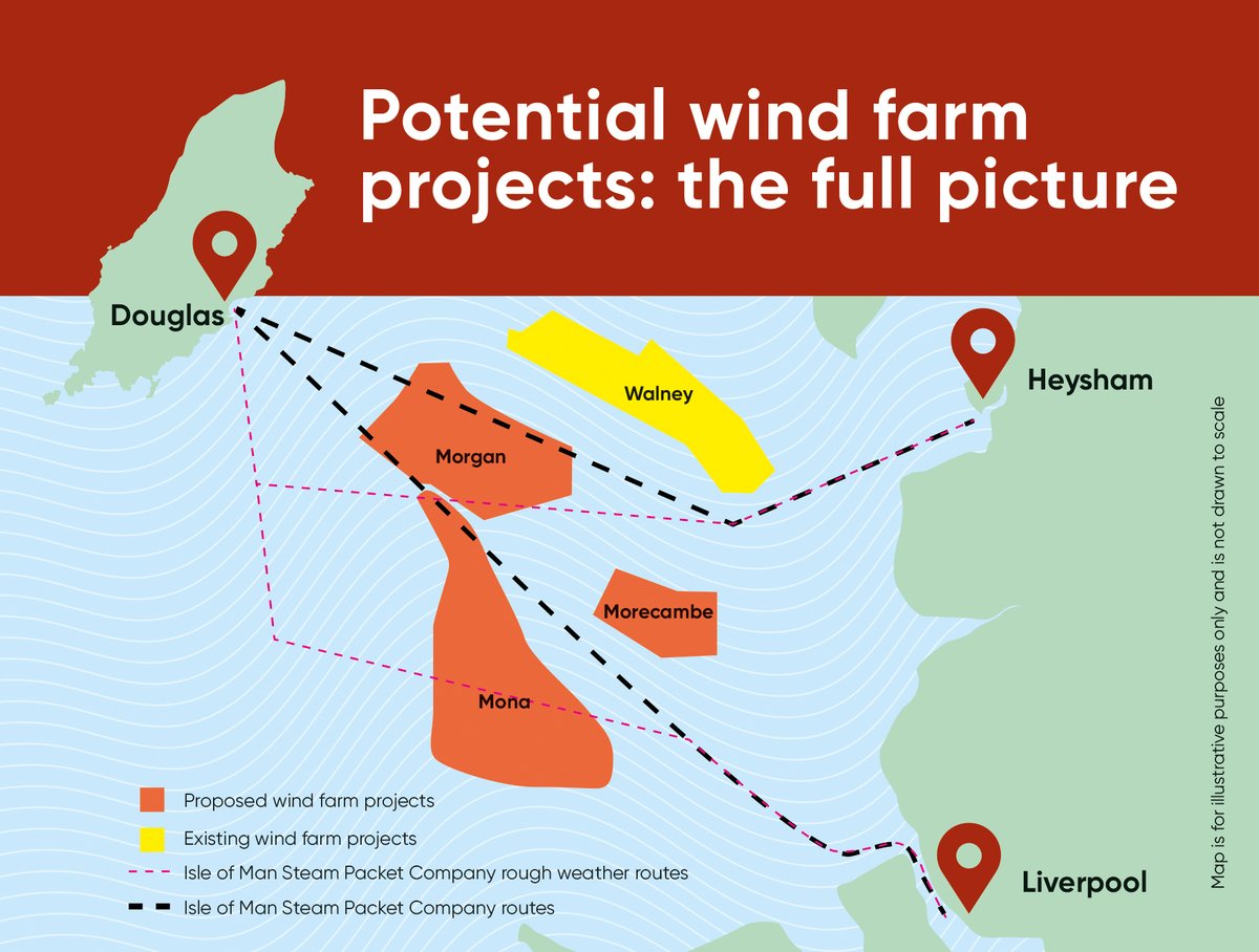 iomsteampacket's tweet photo. We’re asking respondents to the Irish Sea wind farm consultation to consider the bigger picture. We don’t want to have to cancel sailings and we’re pretty sure you won’t want that either. 

Read our blog to find out more: https://t.co/eR26a1vlMB

Any comments/queries from anyone? https://t.co/VvrlaUhCRT
