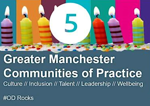 sheniravjismith's tweet photo. The GM OD Network is turning FIVE! 
Tell us what you think about #ODRocks (link below), and join us at the next GM Communities of Practice,
1.30 – 4.30 on 1st December 2022. Book here:
https://t.co/GBweFb29S2

Do share and join in! 
#GMWorkingTogether https://t.co/PgfTV9by2U