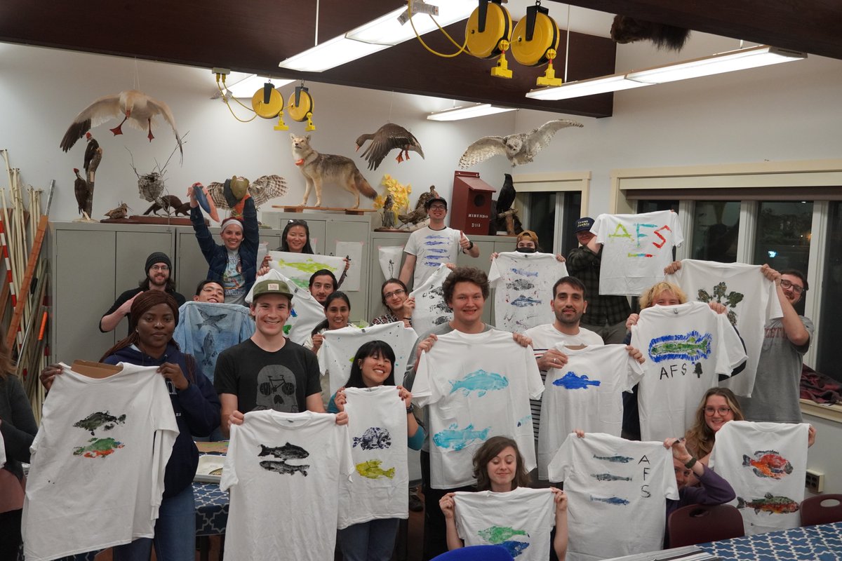 UMaineAFS's tweet photo. It's oh-fish-ial...this years fish printing was a success! Thanks to everyone that participated. https://t.co/RVNkg7JZql