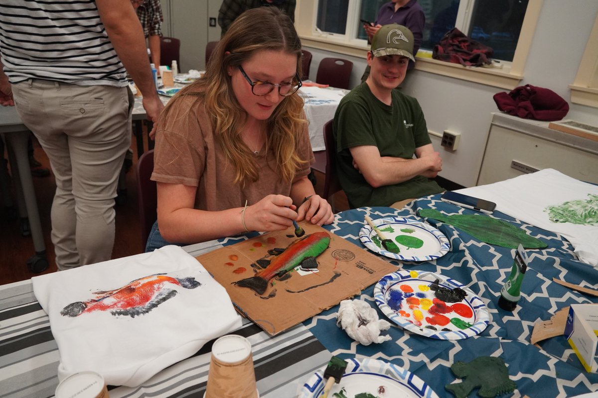 UMaineAFS's tweet photo. It's oh-fish-ial...this years fish printing was a success! Thanks to everyone that participated. https://t.co/RVNkg7JZql