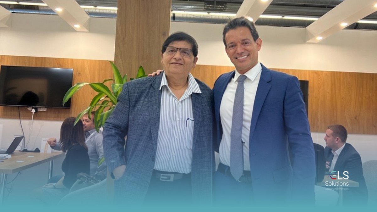 leaders at the CPHI fair!
Dr. Diogo Sousa Martins on the right and Mr. Naresh Shah on the left.

#CPHIFrankfurt #cphi
#elssolutions #cphi2022
#cphiworldwide #Pharmaceuticalindustry

#elssolutions #cphi2022 #cphiworldwide #accelerantinginnovation#Pharmaceuticalindustry