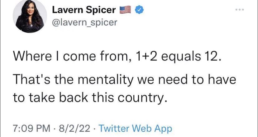 piesanddies's tweet photo. @lavern_spicer @AOC usually don’t get in on things like this, but like… ma’am i don’t think you have any room to talk  💀💀💀 https://t.co/Kh855gVdwe