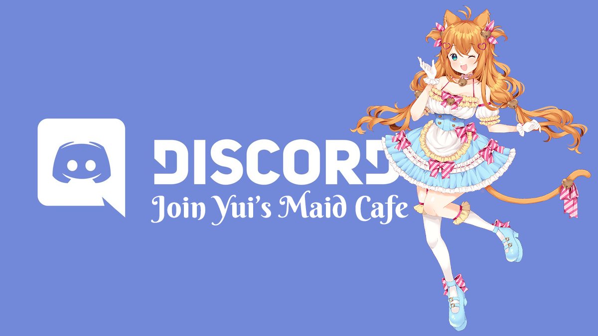 YuiAnzu_VTuber's tweet photo. ･ﾟ⋆🌸𝒥𝑜𝒾𝓃 𝒴𝓊𝒾'𝓈 𝑀𝒶𝒾𝒹 𝒞𝒶𝒻𝑒 𝒟𝒾𝓈𝒸𝑜𝓇𝒹🌸⋆ﾟ･ 

https://t.co/cfcPFGJFOx

#vtuber #VtuberUprsing  #discord #communitydiscord #envtuber https://t.co/nT6klFzJC1