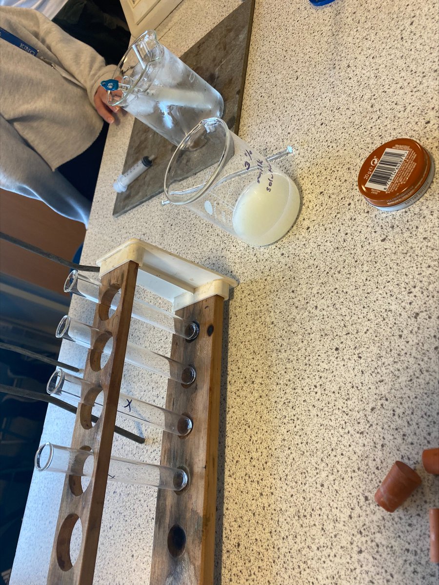 KDScience's tweet photo. Year 12 Biologists investigating enzyme activity today. #AQA #AlevelBiology #Biology #Requiredpractical @KDHSLiverpool https://t.co/9M2DmBAcAX
