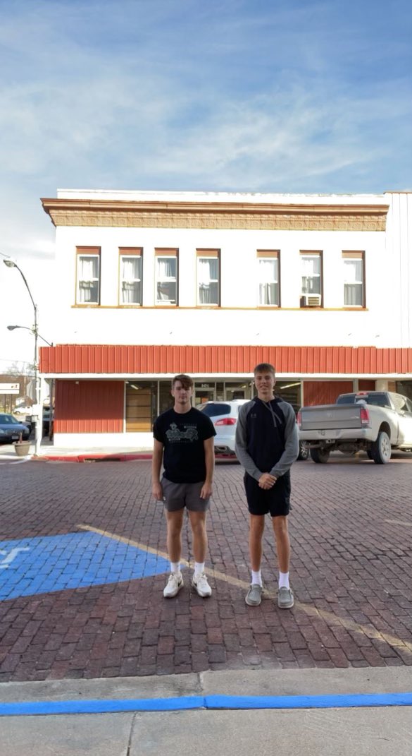 Senior Creighton Orchard and Freshman Brennan Schroeder sold Spook Insurance to local businesses. We appreciate the community support for our fundraiser for the NE FBLA Foundation.
