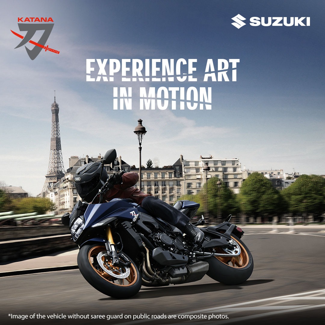 suzuki2wheelers's tweet photo. The craftsmanship behind the #SuzukiKatana is nothing less than a masterpiece. Take a ride today to experience what art in motion feels like with the Katana.
#SuzukiIndia #SuzukiMotorcycle #FeelTheEdge https://t.co/OwZrw9Ypv6