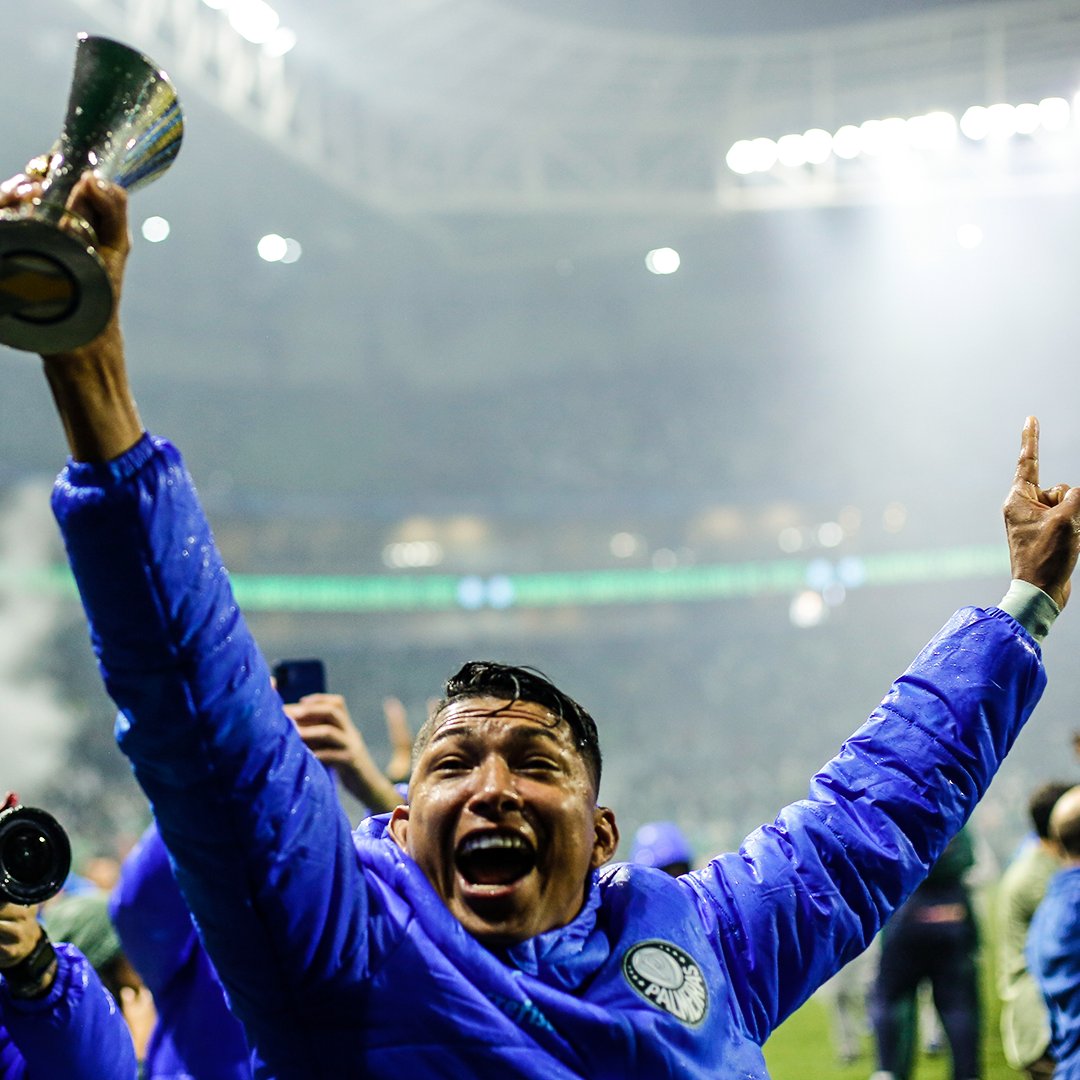 Sao Paulo, Brazil. 03rd Apr, 2022. SP - Sao Paulo - 04/03/2022 - PAULISTA  2022 FINAL, PALMEIRAS X SAO PAULO - Palmeiras players celebrate the title  of champion during the award ceremony