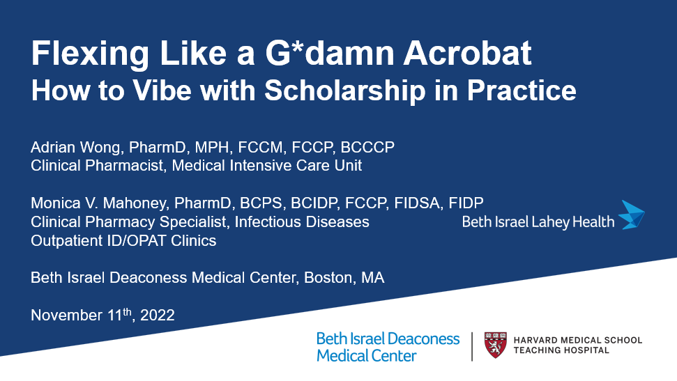 BIDMC Pharmacy Residency Programs tweet media