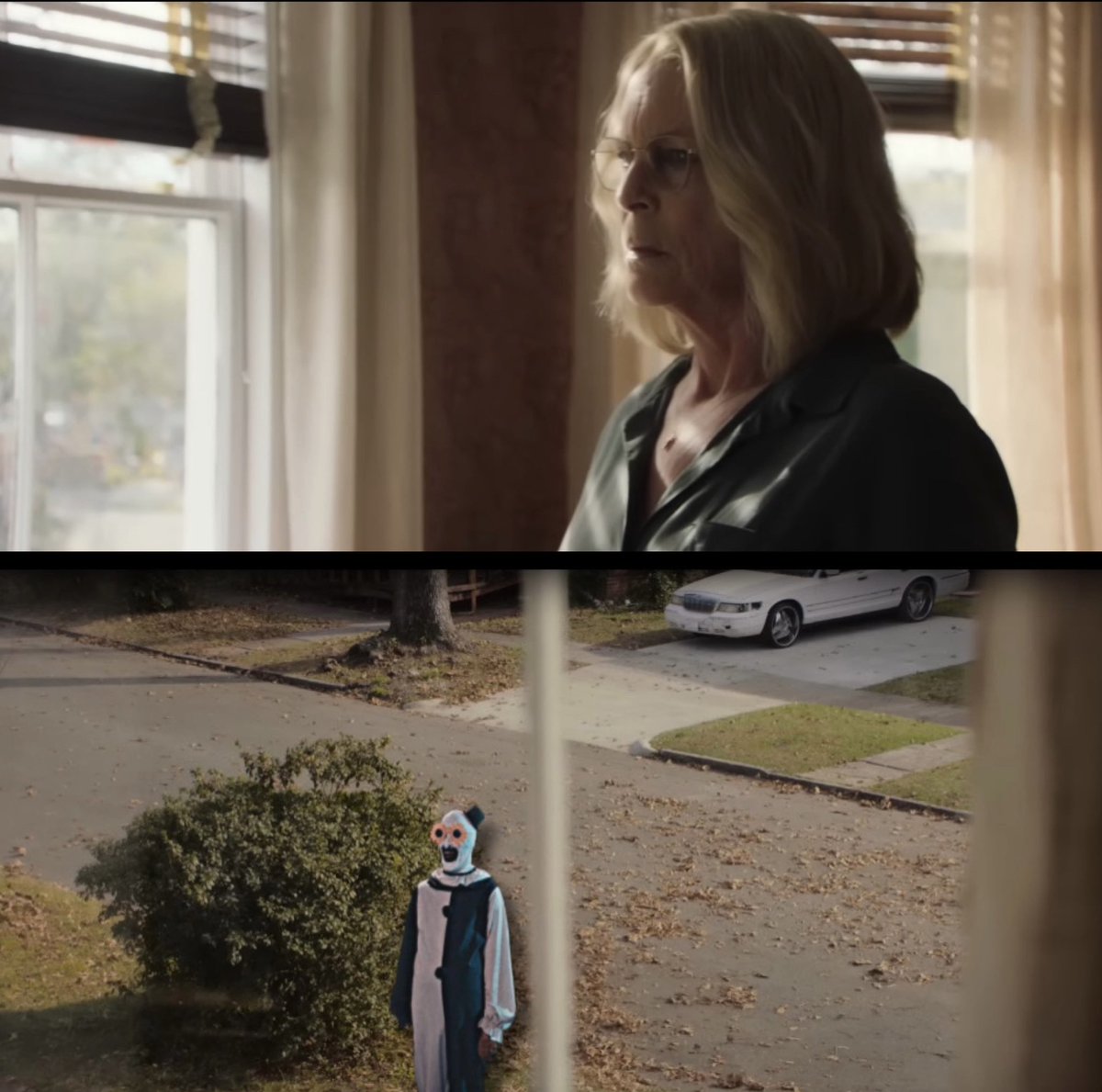 Mattskilletguy's tweet image. “I was certain I saw him…watching me” #Terrifier2 #TERRIFIER #halloweenends #arttheclown