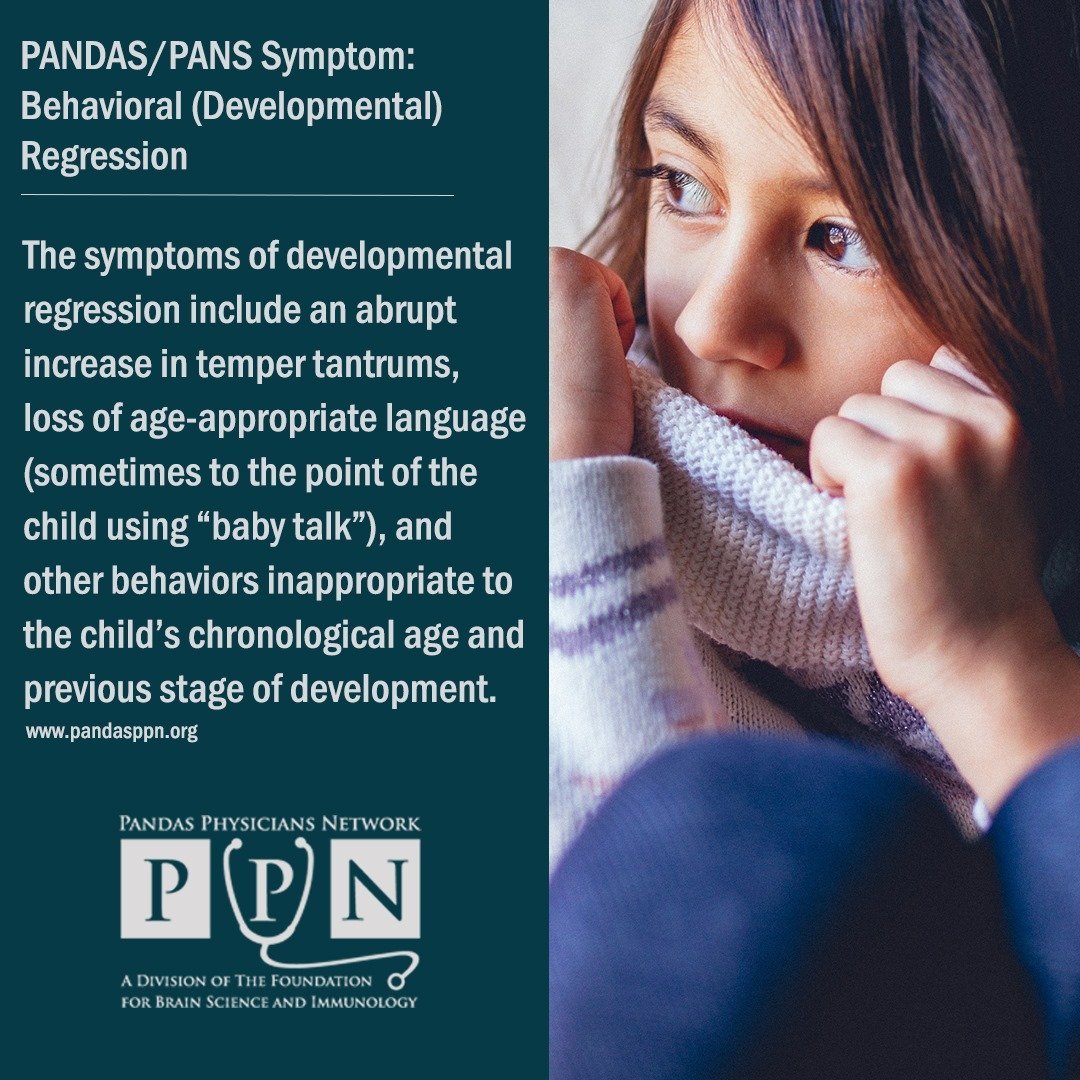 kathryn_gillett's tweet photo. #BehavioralRegression #DevelopmentalRegression are very common in #PANS #PANDAS.         
#PansPandasHour https://t.co/nD0eGVrgFt