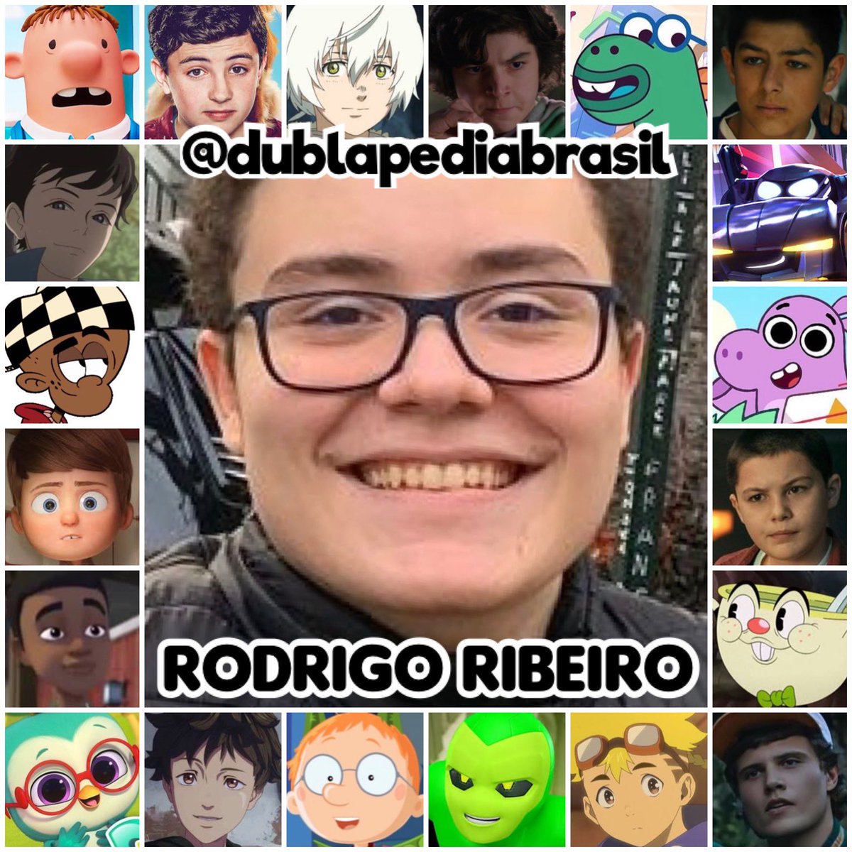 Personagens Com os Mesmos Dubladores! on X: Brabíssimo essa figuraça!  Desde a infância dando o que falar no mundo da dublagem, Rodrigo Ribeiro é  um excelente ator, conhecido por dublar Fushi em