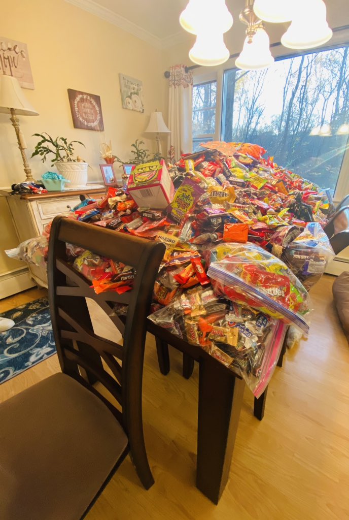 Foran High school, Matthewson, and Pumpkin Delight raised over 100 pounds of candy a new record! There was so much candy we were able to donated to 2 causes Operation Gratitude and the Ronald McDonald House. <a href="/ManeStMirror/">Mane Street Mirror</a> <a href="/MrBLionPride/">Mr. Berkowitz</a>