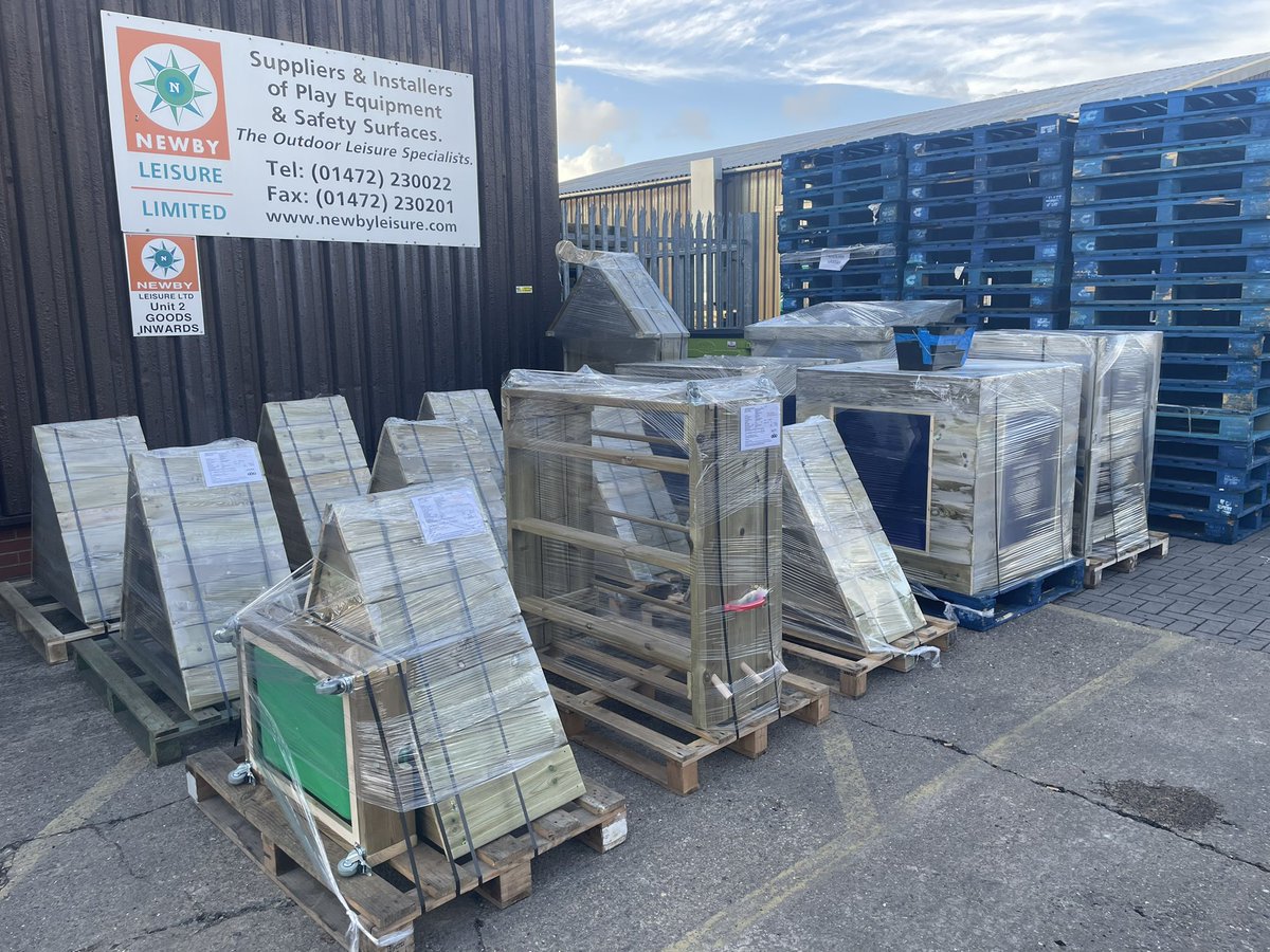 NewbyLeisureLtd's tweet photo. Wrapped and ready to go! 

Coming to a school near you too 😍

#timberplay #eyfs https://t.co/swVEpNsoRU