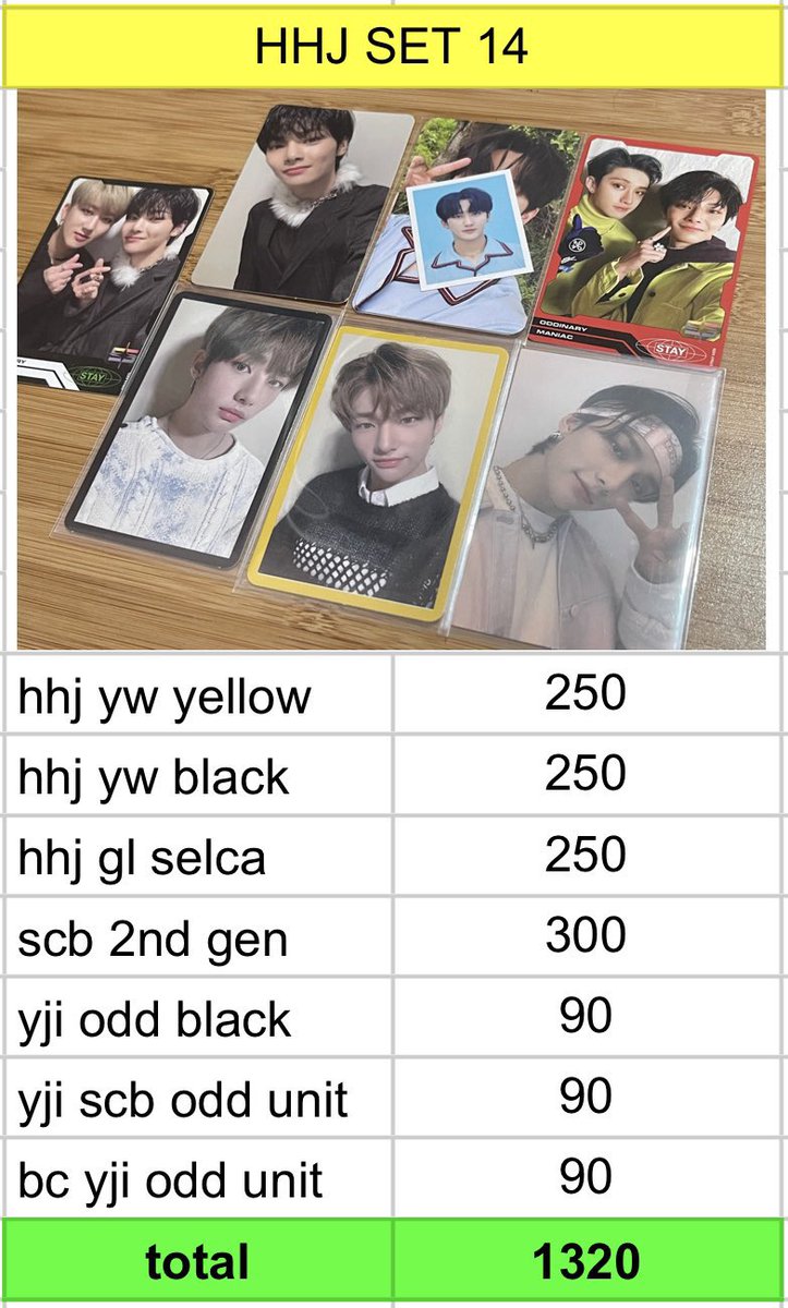 hyunedeal's tweet photo. [🛒] wts lfb ph help rt

♡ hyunjin set 14
♡ 1320php (can give discount)
♡ all pc are in mint condi
♡ ONHAND

🌸 PAYO
🌸 https://t.co/03lVTxdnl0
🧸 reply ‘mine hhj set 14’ or dm me

🪄 skz stray kids lee know changbin
#hyunedealsale https://t.co/7RogOc6Jer
