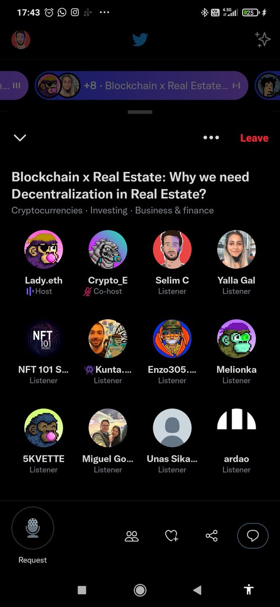 selim_jpeg's tweet photo. Anyone wants to know more about the Real Estate&amp; Blockchain ? 
Jump the space, there are some alphas inside 👀👀 @eth_lady https://t.co/xlYGSYIRsa