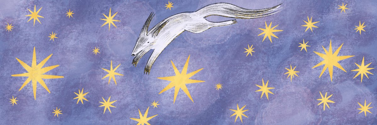 I'm currently joining the #slowvember challenge on Instagram, here is day 1-3: dreamy ⭐✨🐺 

#slowvember #artchallenge #illustration #procreate #childrenillustration