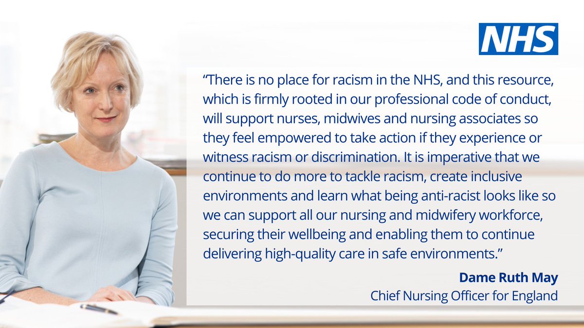 teamCNO 💙 (@teamcno_) on Twitter photo Today, NHS England, in partnership with <a href="/nmcnews/">Nursing and Midwifery Council</a> and <a href="/NHSConfed/">NHS Confederation</a> has published a new resource: Combatting racial discrimination against minority ethnic nurses, midwives and nursing associates. Find out more #teamCNO: england.nhs.uk/publication/co… Today, NHS England, in partnership with <a href="/nmcnews/">Nursing and Midwifery Council</a> and <a href="/NHSConfed/">NHS Confederation</a> has published a new resource: Combatting racial discrimination against minority ethnic nurses, midwives and nursing associates. Find out more #teamCNO: england.nhs.uk/publication/co…
