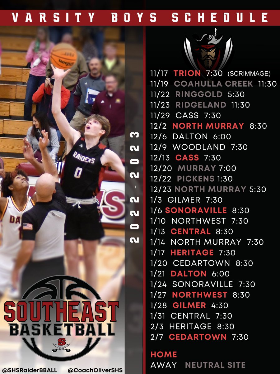 Come see us this season! We appreciate the support!