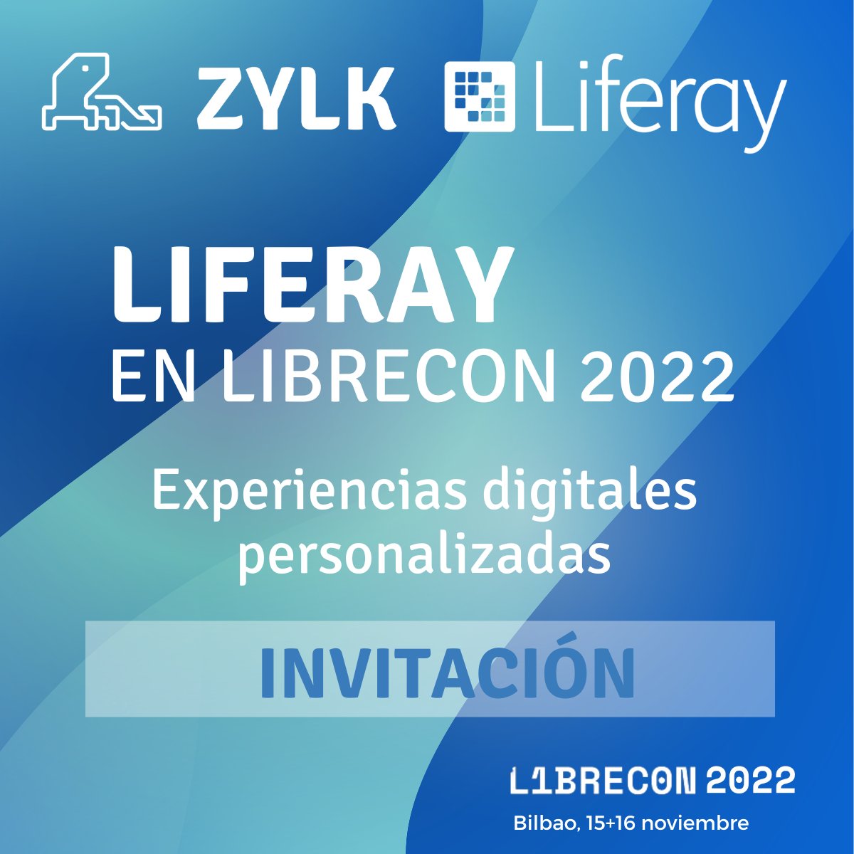 zylknet's tweet photo. ¿Te gustaría venir a @librecon ? 👇
https://t.co/hmHOj3DBy7
@Liferay
@esletweets
@mypublicinbox
🚨Disponemos de un número de entradas limitadas🚨
#LibreCon2022 #LibreCon #OpenSource https://t.co/2uEHBS62KZ