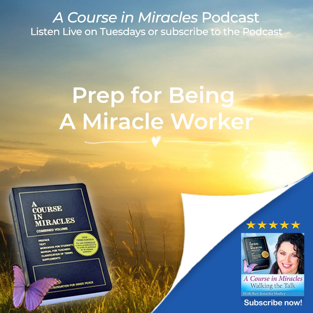 ACIM_Quote's tweet photo. Resistance is normal. Fear is normal. Both can fill our awareness en route to our being able to fulfill our function as a miracle worker. In #ACIM, we’re given clear instruction on how to prepare to become a miracle worker. 

🎧 Tune in to this episode 🎧
https://t.co/QHrhiHx2vX https://t.co/cVeRFxvq2E