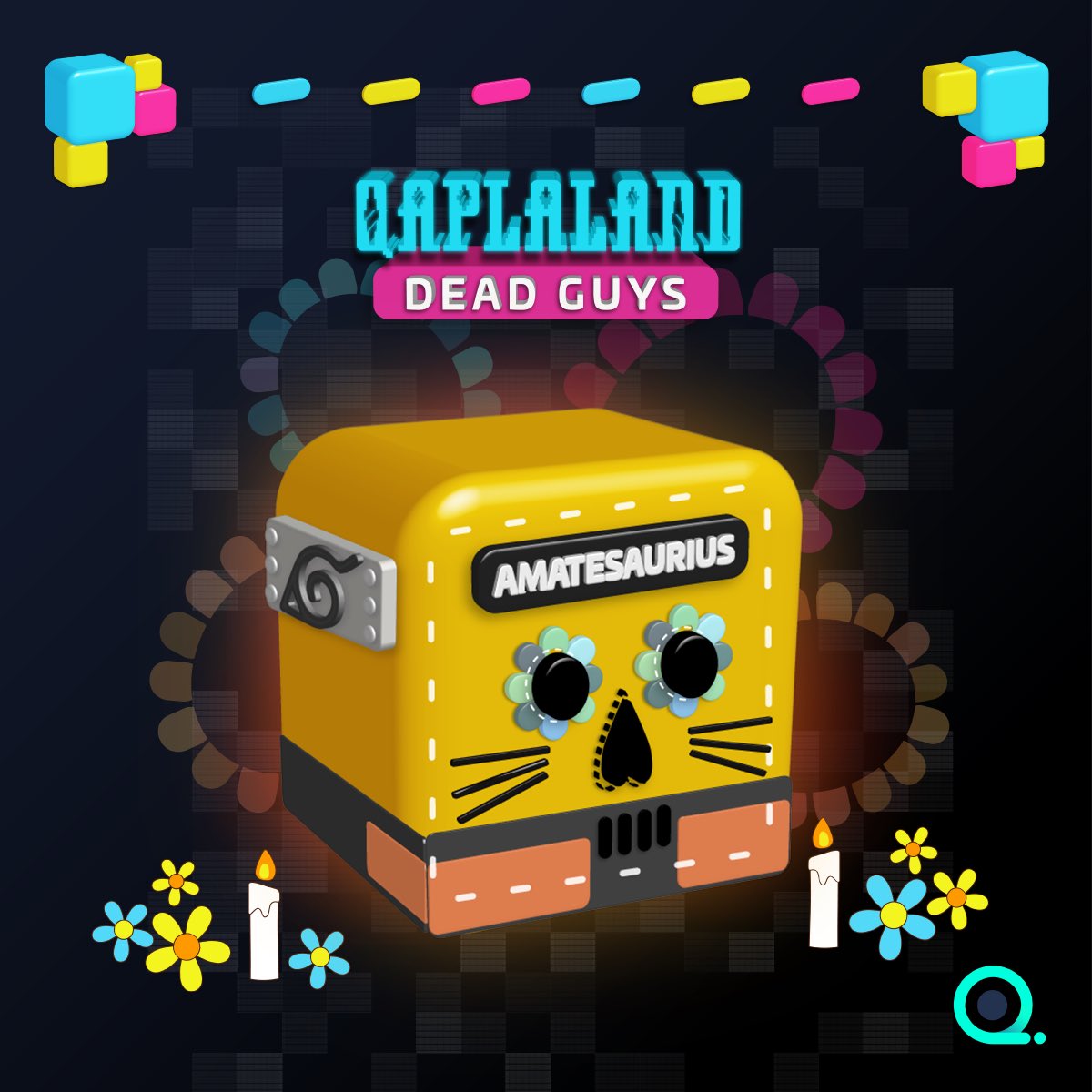 qapla_es's tweet photo. ¡Bienvenidas! Nos vemos en la noche #QaplaLandDeadGuys 💀@Amatesaurius @frutsideuvita @Yuin8Bits @sugarlenna 💀 https://t.co/mnkXr8Bsns