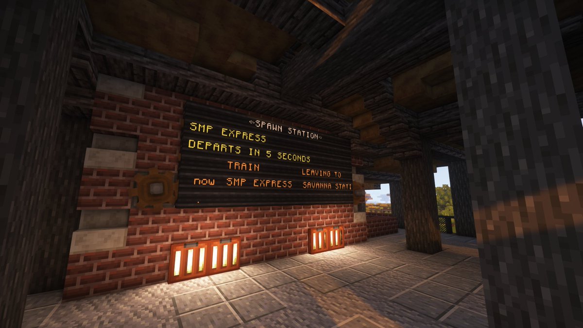 EngiSmp's tweet photo. 👀 The train station at spawn is ready for it's grand opening on #EngiSMP!
🥳 What content creator do you want to take the SMP Express with? https://t.co/nWwGzMeoAD
