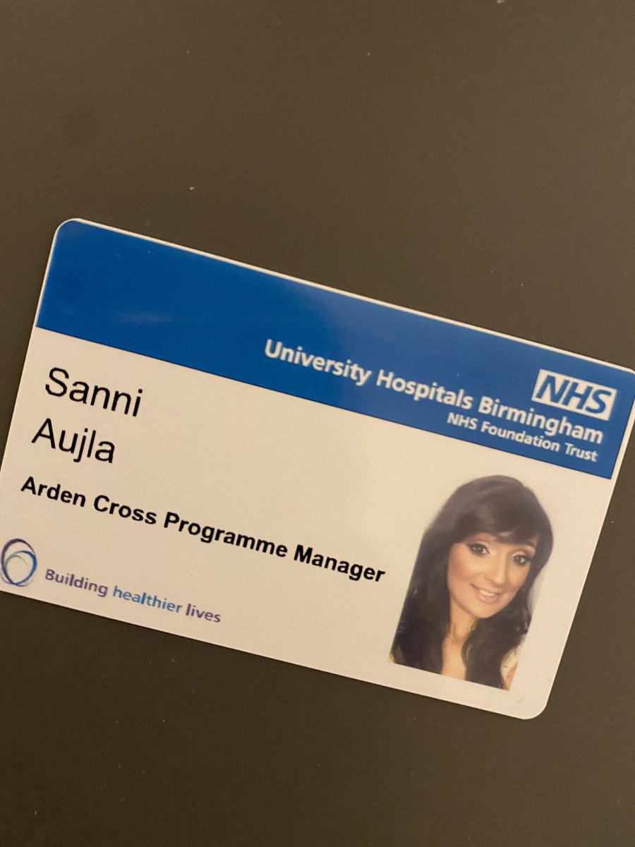 sanniaujla's tweet photo. Love receiving a new ID badge 😊 #innovation #collaborativeworking #nhs #patientsfirst https://t.co/Mgp5yUITZe