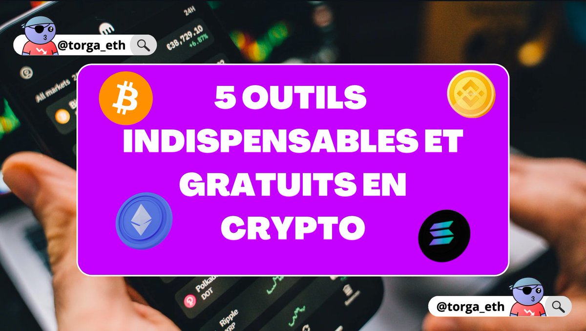 torga_eth's tweet photo. #Thread 5 OUTILS INDISPENSABLES GRATUITS EN CRYPTO✅

Yo les reufs, aujourd'hui on va voir 5 outils vous permettant d'analyser ce qu'il se passe en crypto et repérer des alphas, de manière complètement gratuite !

(+1 outil BONUS à la fin pour ne pas se faire SCAM!)❌

Let's go⬇️ https://t.co/Dgg41wqHPA