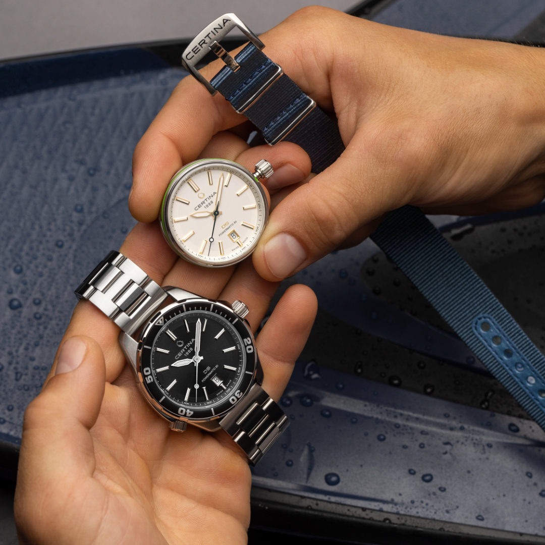 JuraWatches's tweet photo. Multiply your style with the all-new Certina DS+ collection. Choose from a selection of watch heads, cases and straps to create a truly unique timepiece.
https://t.co/DmYMoiSYxM
#JuraWatches #Certina #DSPlus #NewWatchReleases #Powermatic80 #CountonMe #MultiplyYourStyle https://t.co/qMPPsg9qPX