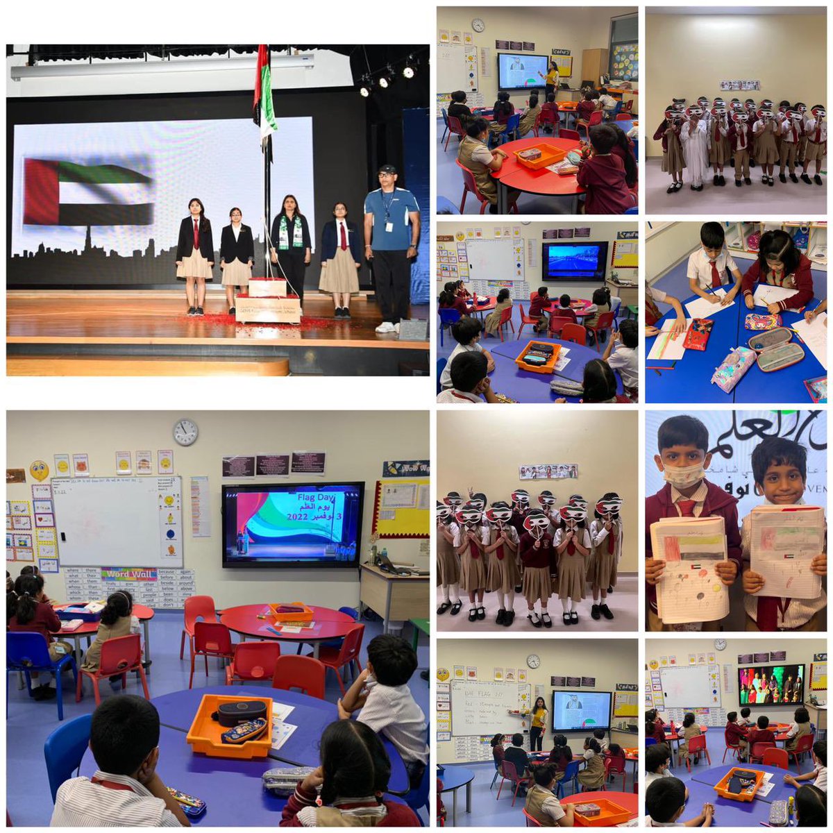 Grade 1 C celebrating the UAE Flag Day in their own unique way, establishing consciousness about the country by indulging in various activities <a href="/Fatima_Martin/">Fatima Martin</a> <a href="/Susanna_Porob/">Susanna Porob</a>  <a href="/gemsnms_alkhail/">GEMS NMS Alkhail</a> <a href="/NMSLowerPrimary/">Gen_Alpha@NMS</a> <a href="/PayalMi43277867/">Payal Mittal</a>