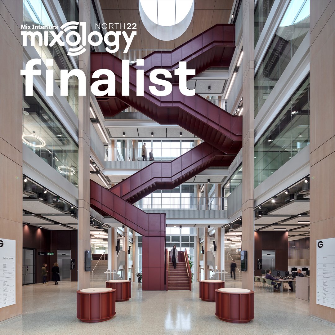 We're thrilled to see City Hall named as a finalist in two categories of the the @MixInteriors project awards! Public Sector & Cultural Interiors and Workplace Interiors 👏 #MixologyNorth22 Read more about the project here faulknerbrowns.com/featured-work/…