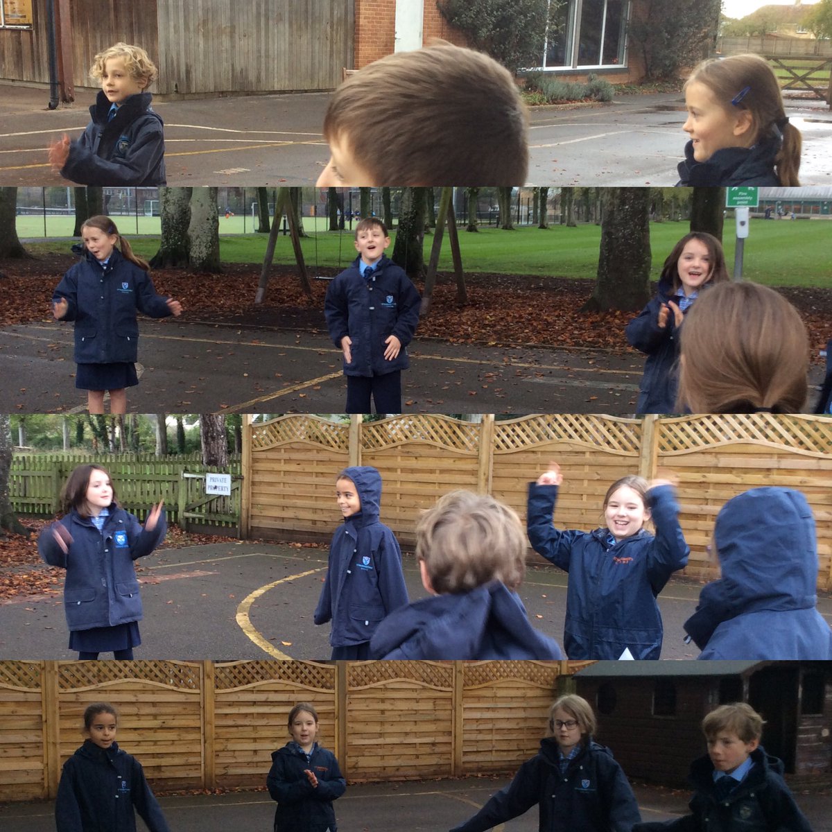 Singing in the rain with ⁦<a href="/StMargs_Year3/">StMargs Year 3</a>⁩ didn’t dampen our spirits ⁦⁦<a href="/StMargaretsPrep/">St Margaret's Prep Calne</a>⁩ ! #OutdoorClassroomDay