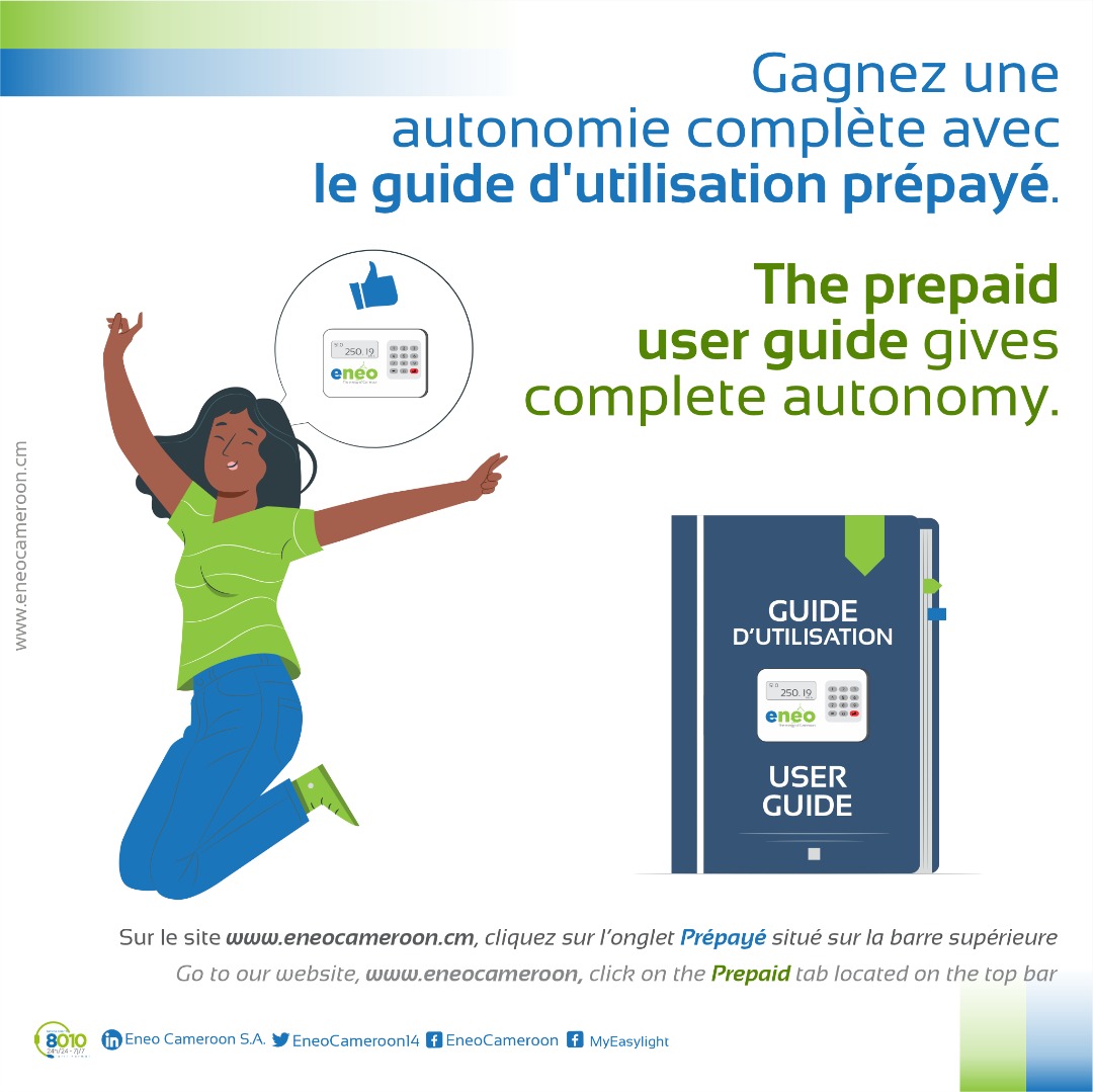 InsideSocadel's tweet photo. #PrepaidUsers | Maitrisez mieux votre compteur prépayé avec notre guide d'utilisation en ligne.
https://t.co/eUCLHRrWDC
Onglet Prépayé
Découvrez toutes les questions/réponses les plus fréquemment posées sur la Solution prépayée d’Eneo https://t.co/5d8VlLnmuA