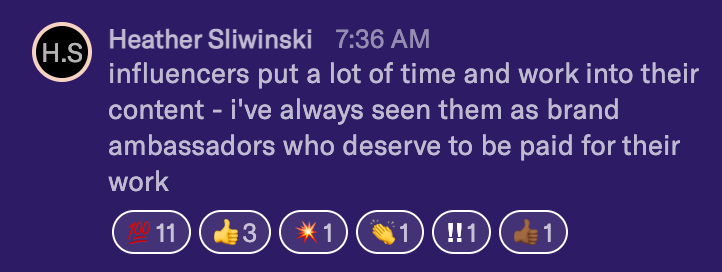 ericschwartzman's tweet photo. Looks like @hsliwinski struck a #Creator nerve at @traackr's #creatorxp #impactlive https://t.co/i1FJY3BMph