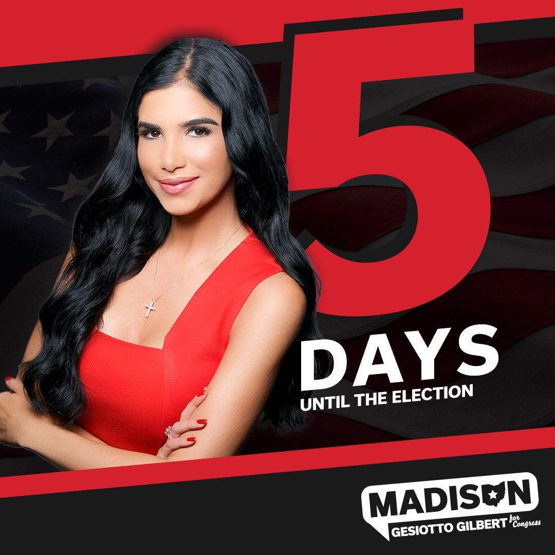 madisongesiotto's tweet image. 5 days to go! Get out and vote! #SaveOhio #TeamMadison #TakeBackTheHouse