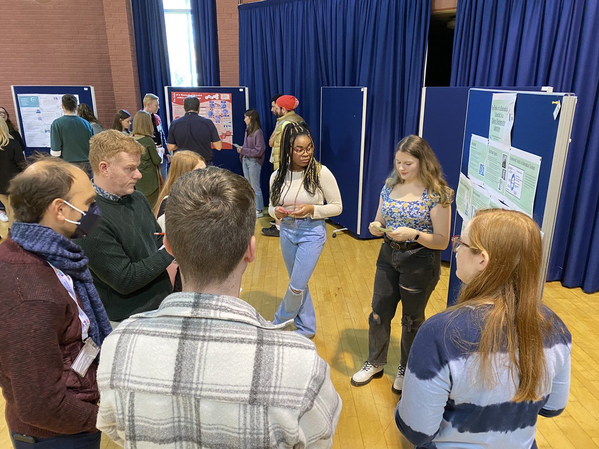 UlsterUniBiomed's tweet photo. Our first year #Biomedical Science students had their first taste of a scientific conference this morning as they delivered a fabulous range of impressive poster presentations as part of their coursework. A great start to their course and future careers! #futureisbright https://t.co/X0gnBNyXJ9