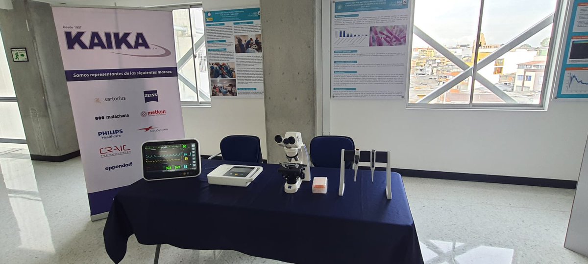 kaikamed's tweet photo. Presentes en el Congreso de Ingenierías aplicadas a la Salud del S.E.S Hospital Universitario de Caldas con buenos representantes de nuestro portafolio de equipos 🦾 

#Kaika #equiposmédicos #equiposparalaboratorio #noparamos https://t.co/D0JHnc004z