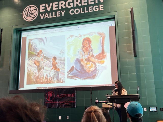 OfficialEVC's tweet photo. What a wonderful time last week at EVC's Filipina/o/x History Month Celebration! Thank you to all of our wonderful guests and presenters, ranging from poets, musicians, illustrators, and even the Academy of Combative Defense and Fitness (ADF). #EVCconnected #FilipinoHistoryMonth https://t.co/oOQ0me73w0