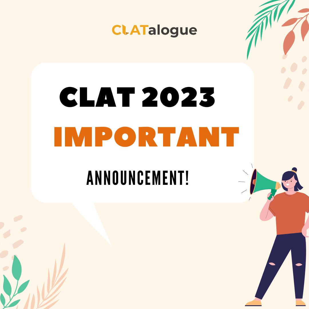CLATalogue_'s tweet photo. 𝗜𝗠𝗣𝗢𝗥𝗧𝗔𝗡𝗧 𝗔𝗡𝗡𝗢𝗨𝗡𝗖𝗘𝗠𝗘𝗡𝗧!
CLAT 2023 is to be conducted only once on December 18, 2022, for the academic year 2023-2024 https://t.co/niUr11ulNW
