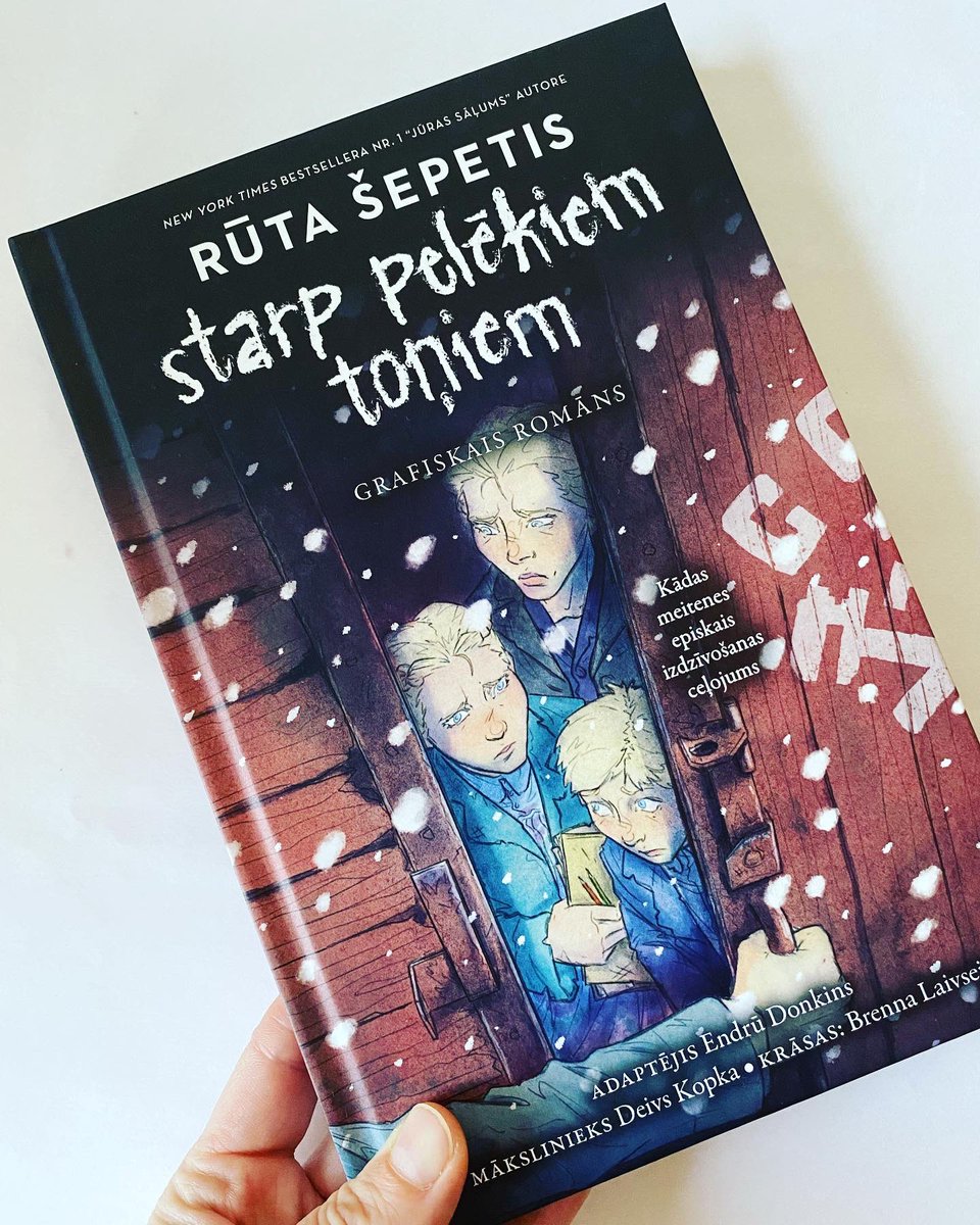 Kas ir pēdējā grāmata, kuru lasot, raudāji tā, ka šķīst?
Tikko noraudājos pie Rūtas Šepetis “Starp pelēkiem toņiem” komiksa adaptācijas.