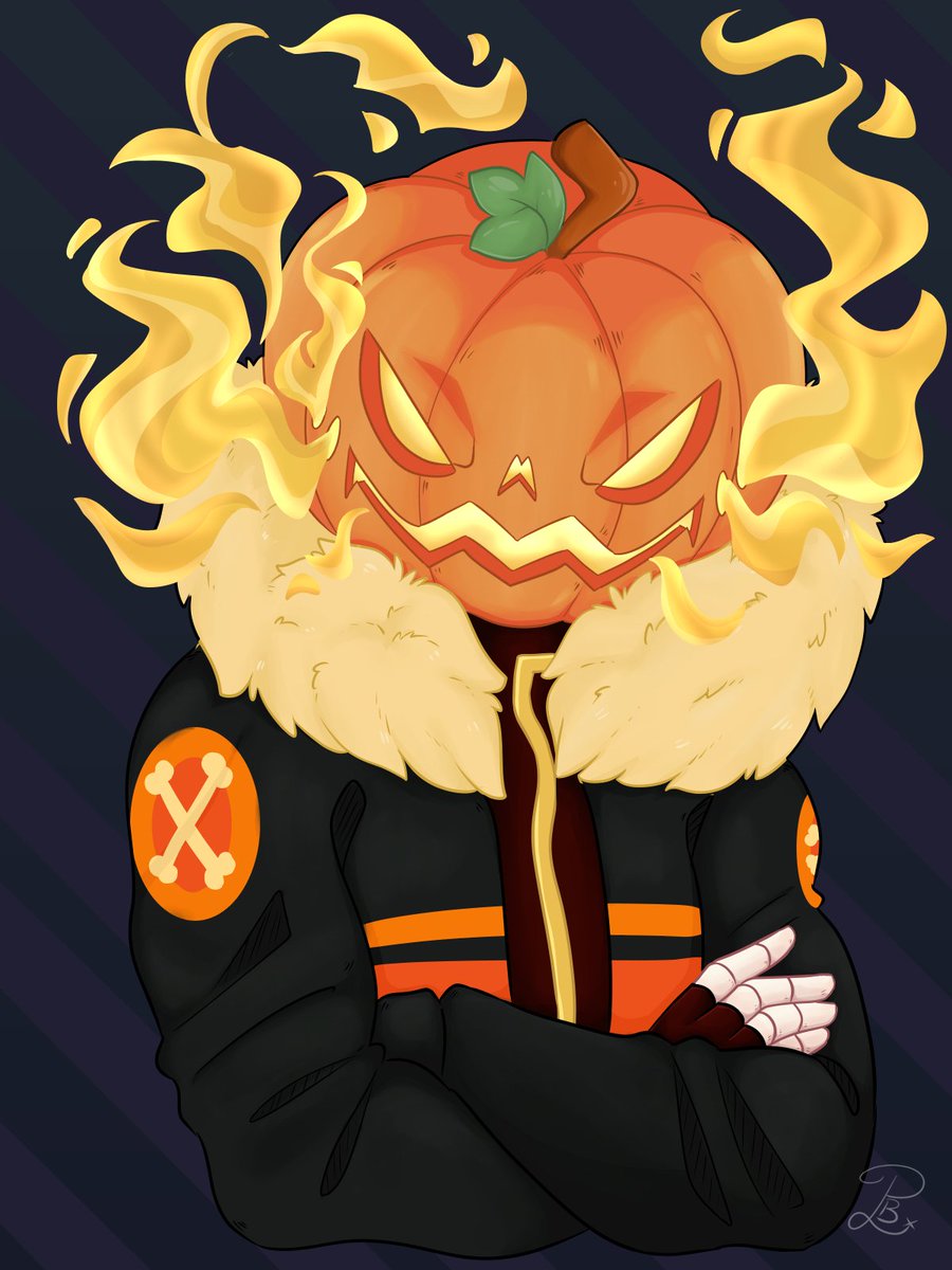 PenguinBomb1's tweet photo. Spice loves celebrating the spooky season. what better way to scare people than to use his magic as special effects? this is a little late to the party but I'm super proud of how the painting turned out in this piece. #monster #undertale #skeleton #Halloween2022 #commissionsopen https://t.co/mo5PN3vQjS
