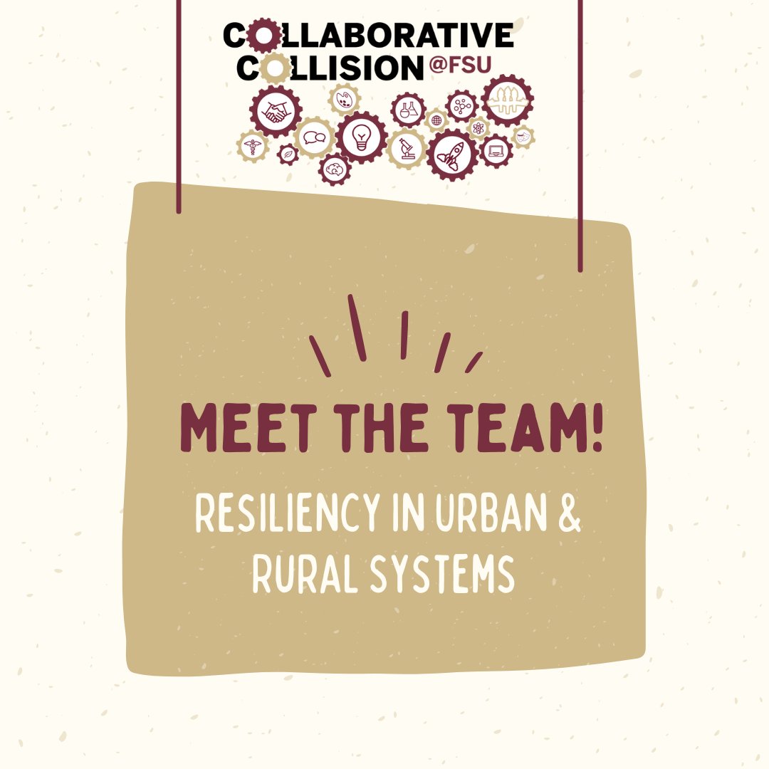 FSU_RD's tweet photo. Next up - Resiliency in Urban and Rural Systems!
Compared to dense urban areas, rural residents face unique challenges due to relative geographic isolation and distance from support systems that urban areas afford. This team aims to resolve this problem! #CollaborativeCollision https://t.co/sFEbYQVDIZ