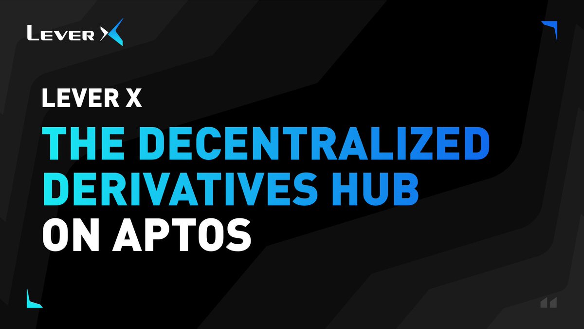#LeverX is changing the way you trade on leverage.

💰 Smart vaults reinvest capital from LPs into other platforms, guaranteeing higher yields

💧 Liquidity is leveraged directly on Dexes, to ensure quick deployment and low slippage

👨‍💼 A professional UI sacked with trading tools