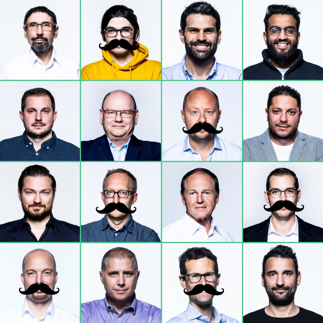 We think growth is great, especially when it’s ‘#Movember’. Every contribution counts here. Whether you grow a mustache, run kilometers for a good cause or donate directly to the Movember foundation - THANK YOU!