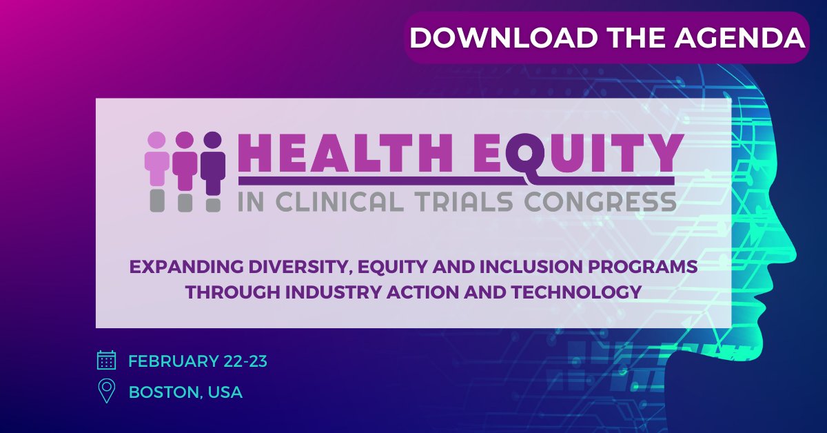 Introducing Health Equity in Clinical Trials Congress

A cross-industry focused event like no other!

Discover how you can implement comprehensive programs tackling the lack of diversity in clinical trials. 

Click the link to learn more: hubs.ly/Q01rntYx0