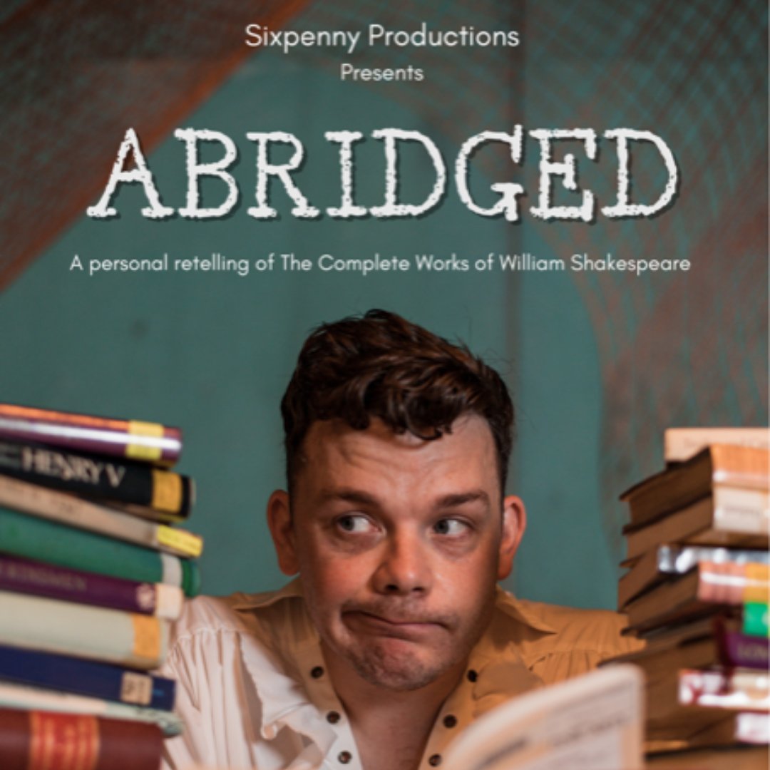 gohbelfast's tweet photo. ✨ NEW SHOW: Abridged ✨

Abridged is a personal telling of all 37 #Shakespeare plays by Sixpenny Productions and Cathal J. Ferris. Expect a wild ride that is both gripping and hilarious in equal measure.

📅 02 - 04 March 2023
🎫 Book now: https://t.co/CSRrRqghHq https://t.co/DDQ1Qm0zwg