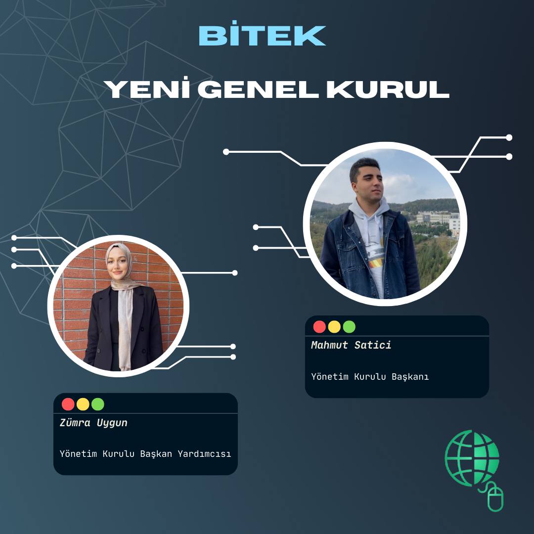 koubitek's tweet photo. Yenilenen Genel Kurulumuzla yepyeni etkinliklerde görüşmek üzere...🥳
#bilişim #bilişimteknolojileri #bitek https://t.co/dUSf8oBNaQ